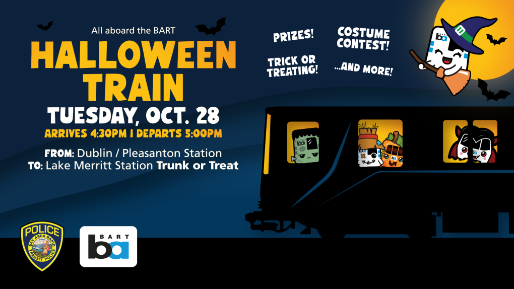 Halloween Train promotional banner
