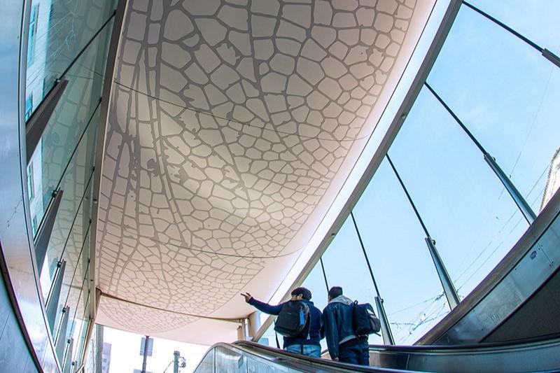 Civic Center Station – “Dragonfly Wing,” Ron M. Saunders 