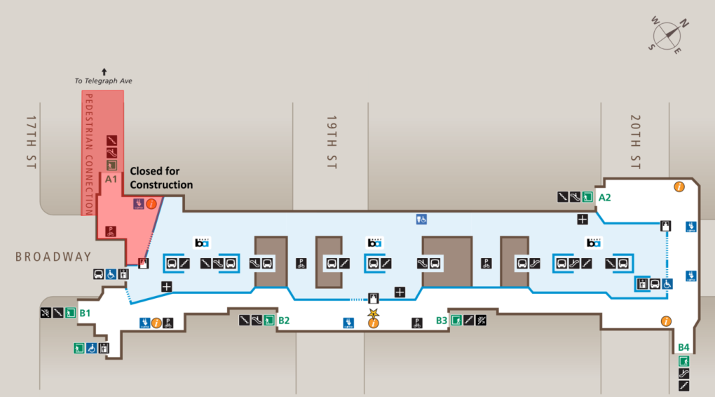19th St/Oakland entrance closure