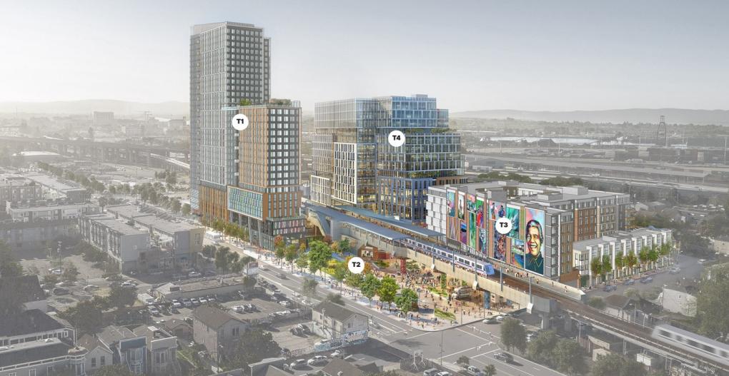 Mockup of West Oakland TOD