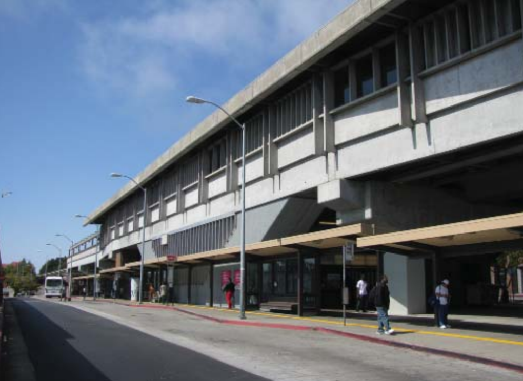 Southwest side of station before modernization​