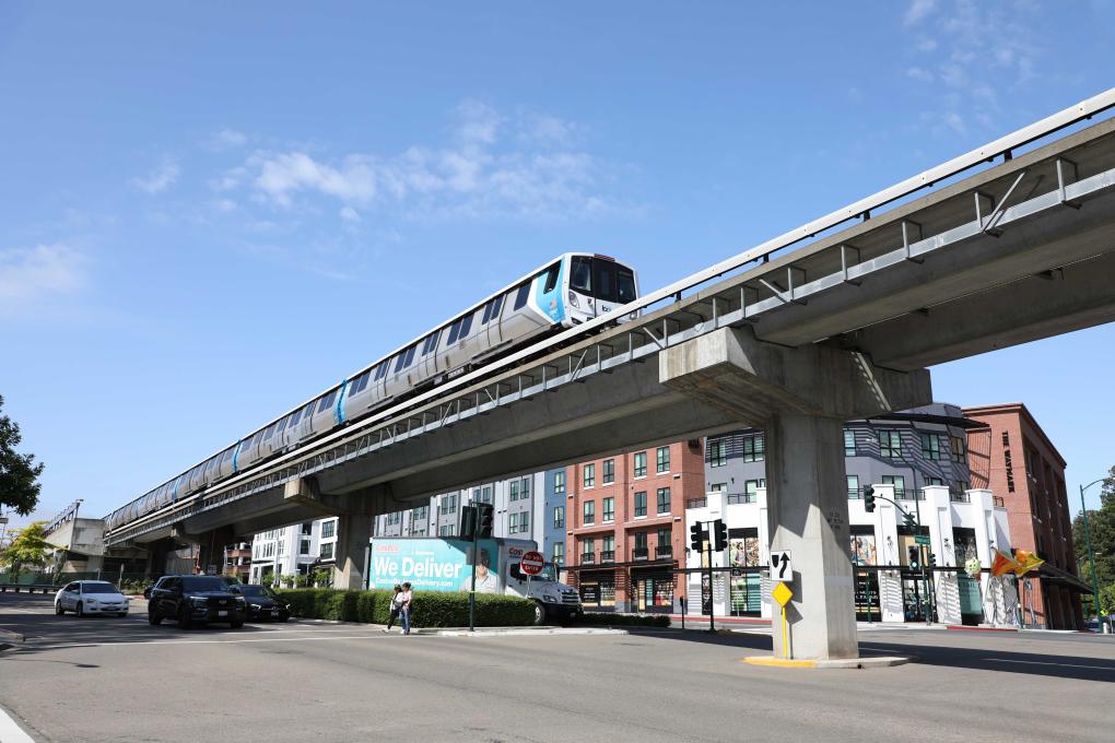BART car at Walnut Creek