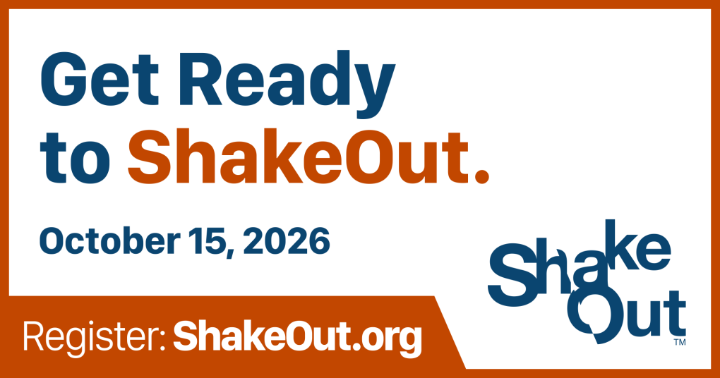 Great ShakeOut graphic