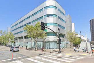 A photo of the outside of the new BART Police Department Headquarters at 2000 Broadway, Oakland, Calif. 